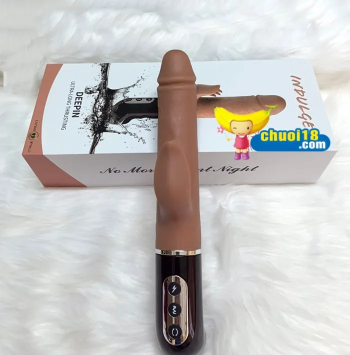 DeePin USA Silicone Licking Thrusting Powerful Vibrator — hình 5