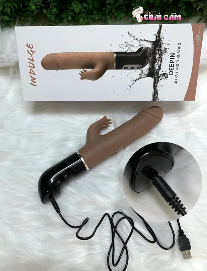 Deep Vibrating Licking Silicone Dildo Female Stimulator — hình 8