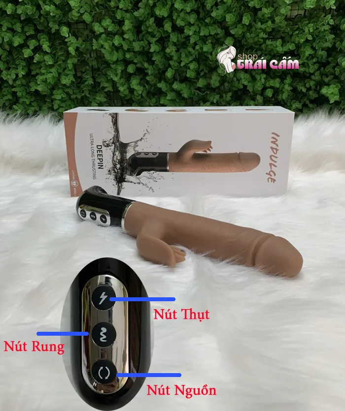 Deep Vibrating Licking Silicone Dildo Female Stimulator — hình 9
