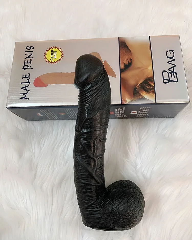African Tribal Extra Large Black Dildo Intense Pleasure — Exceptional Size & Design for Maximum Sensation