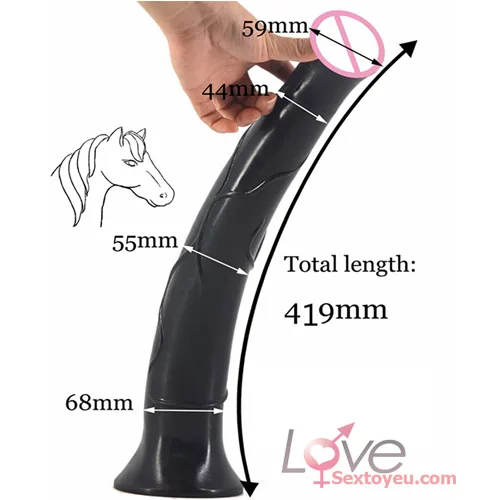 Super Horse-Shape Silicone Dildo Female Solo Pleasure Safe — hình 3
