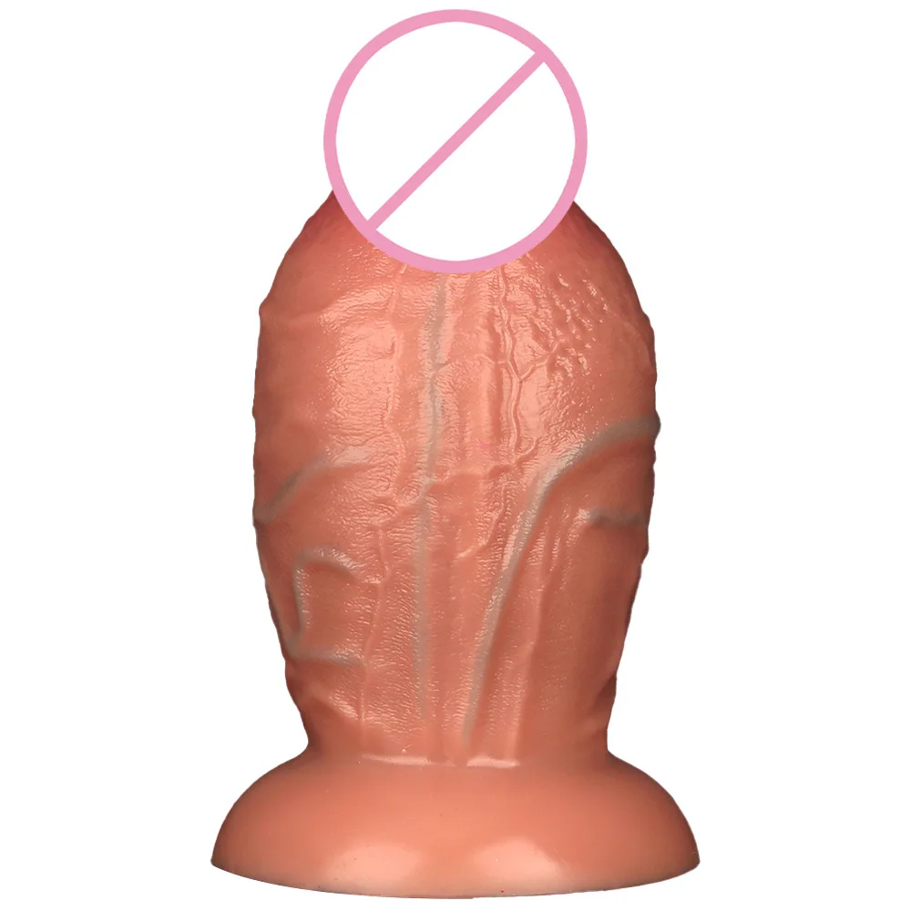 Ultra Soft Large Silicone Dildo for G-Spot Pleasure — hình 5