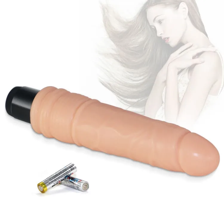 DV55 Soft Silicone Vibrating Dildo Female Pleasure Toy — Easy to Use and Maintain