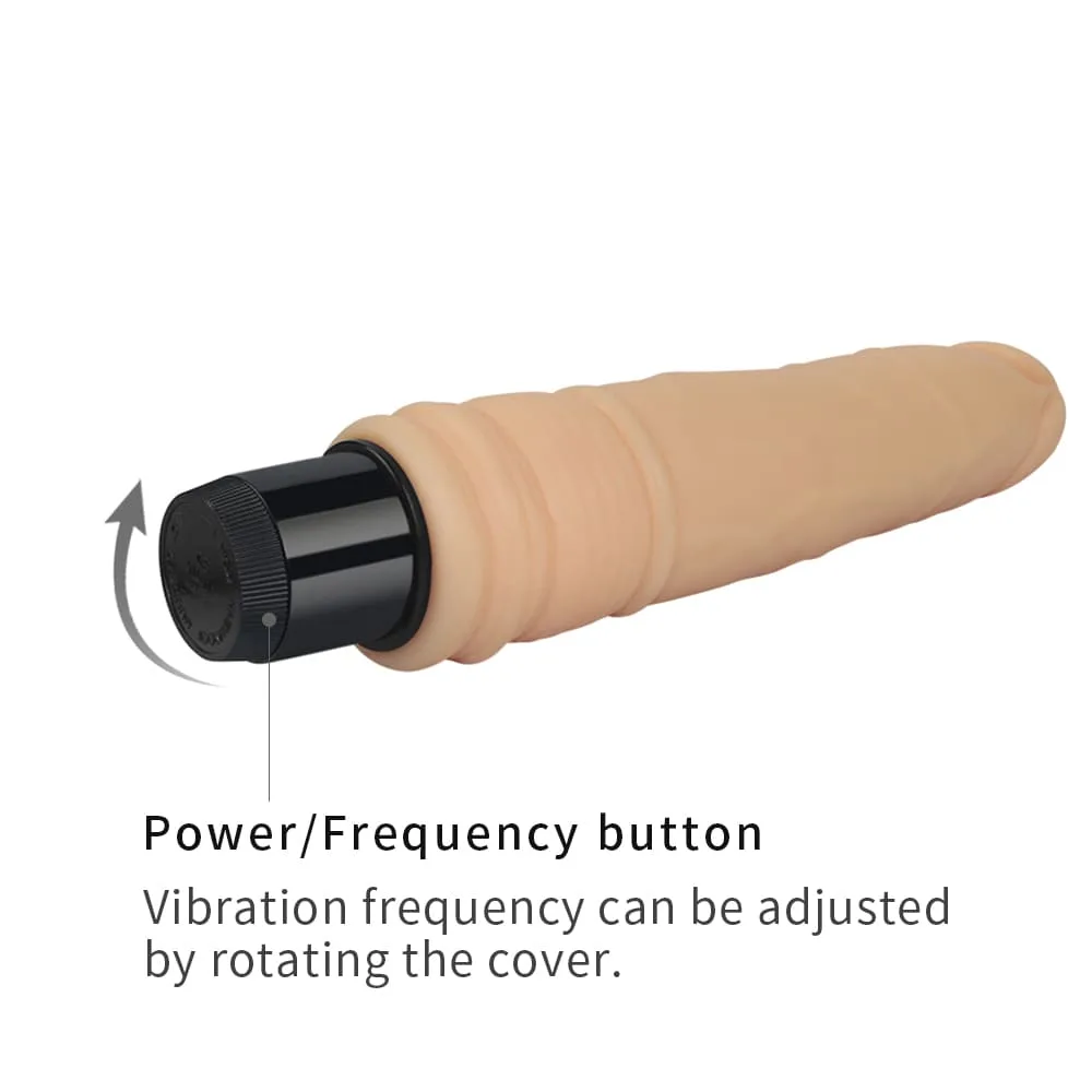 DV55 Soft Silicone Vibrating Dildo Female Pleasure Toy — A Perfect Partner for Every Woman