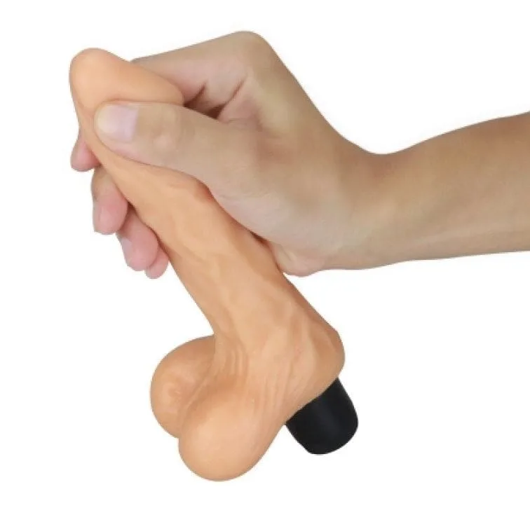 DV55B Rechargeable Vibrating Silicone Dildo with Intense — Enjoy the perfect blend of softness, flexibility, and