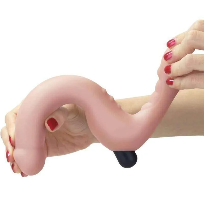 DV55K Lesbian Vibrating Dildo for Female Solo & Couple Play — hình 4