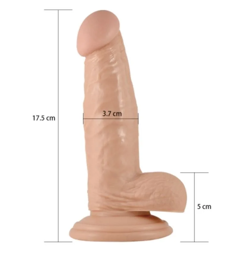 DV57A Realistic Responsive Vibrating Dildo — Realistic Design for Unmatched Sensations