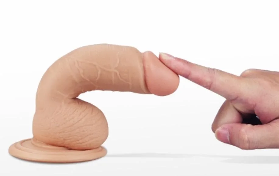 DV57B Official Vibrating Realistic Dildo for Women — hình 5