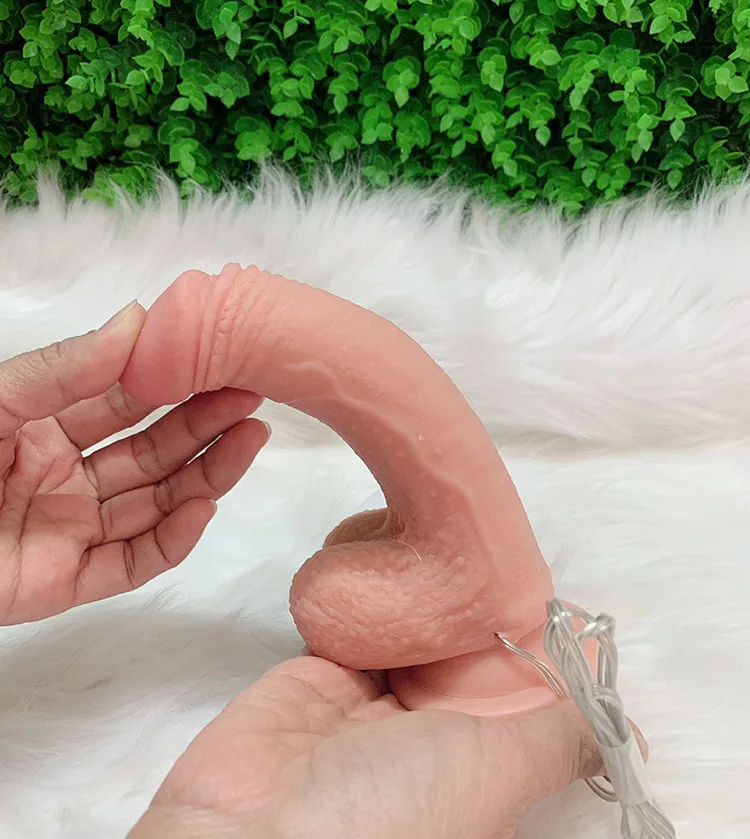 Soft Silicone Realistic Vibrating Dildo Bliss Toy Small Size — Easy to Use and Maintain
