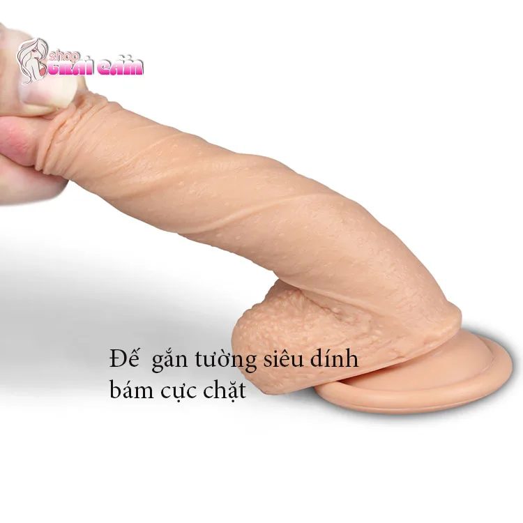 Soft Silicone Realistic Vibrating Dildo Bliss Toy Small Size — hình 4