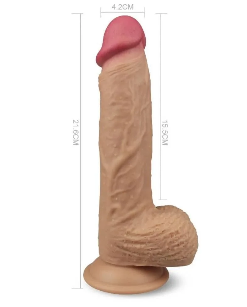 DV58G Large Vibrating Realistic Dildo Female Orgasm — Unmatched Specifications for Sensational Satisfaction