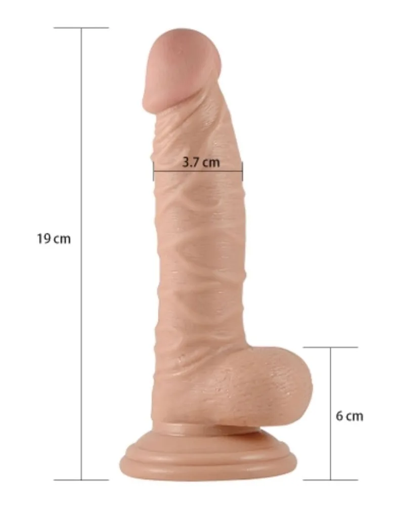 DV59B wall mount realistic dildo female pleasure — hình 2