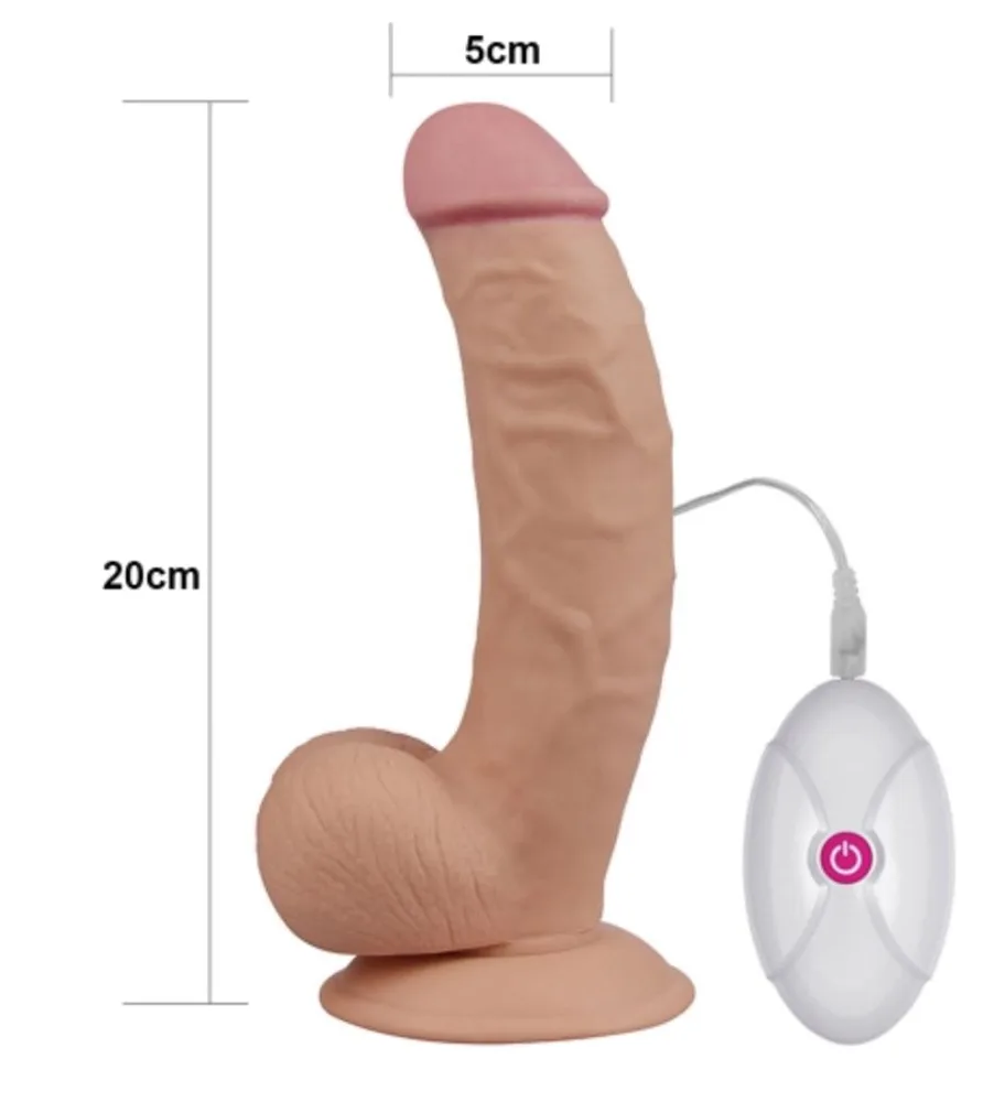 DV68A Large 10 Mode Vibrating Penis Dildo Ultra Soft TPE — Why Choose This Realistic Vibrator?