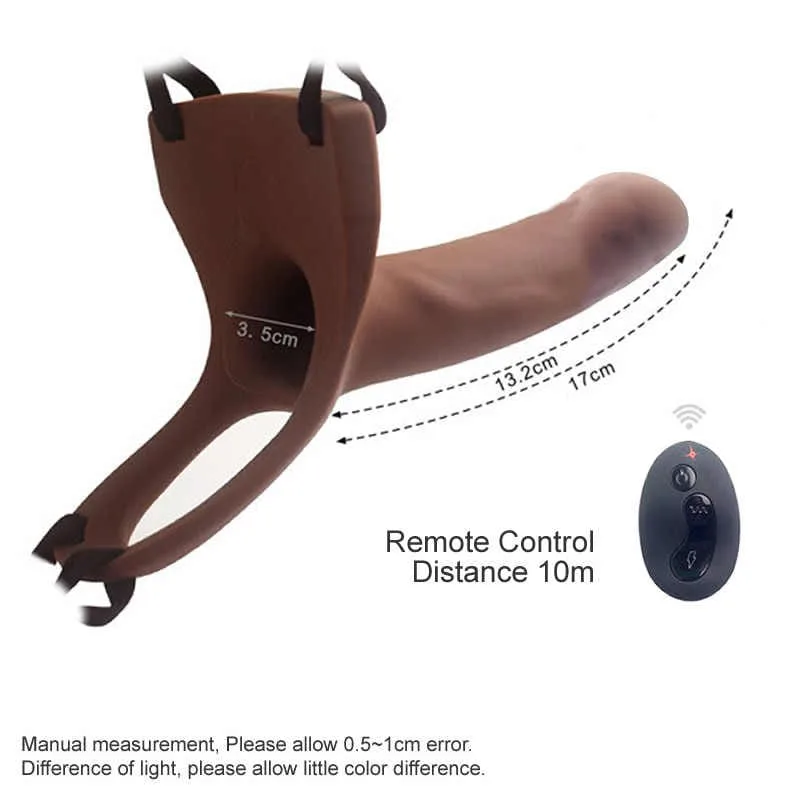 DV70 Hollow Strap-On Vibrating Remote Control Rechargeable — Detailed Product Specifications