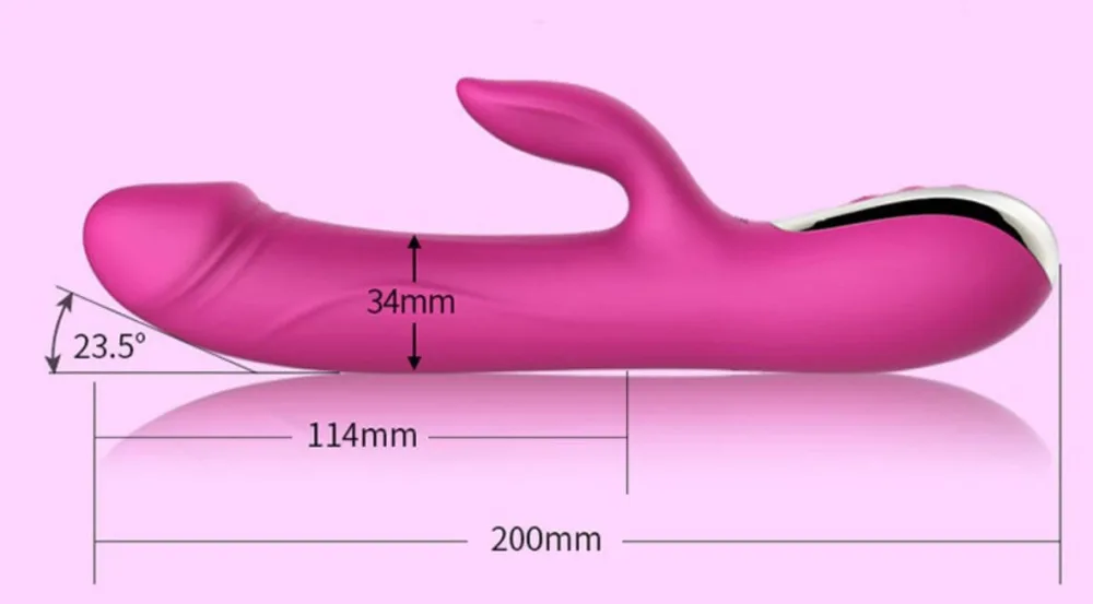 DV72A Heated Japanese Auto Thrusting Vibrating Dildo — Realistic Design and Sensual Warmth