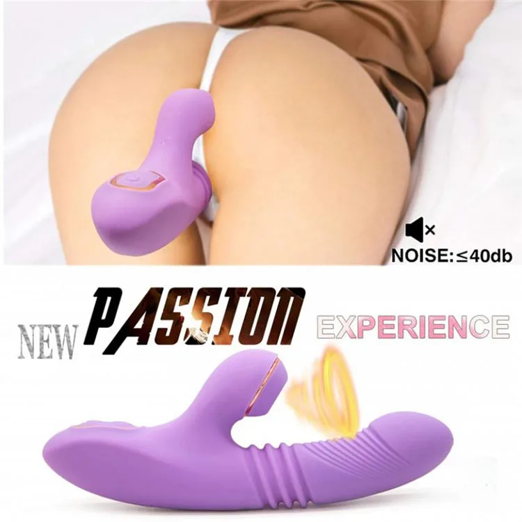 Multi Function Vibrating Thrusting Suction Heating Silicone — hình 6