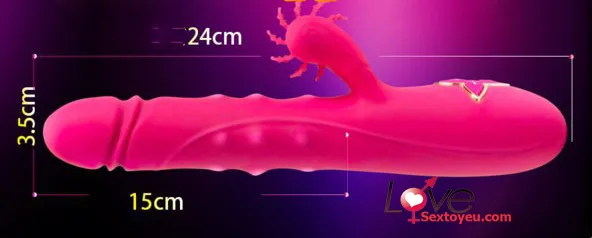Multifunctional 21cm Silicone Vibrating Dildo with Rotation — Advanced Functions for Customized Pleasure