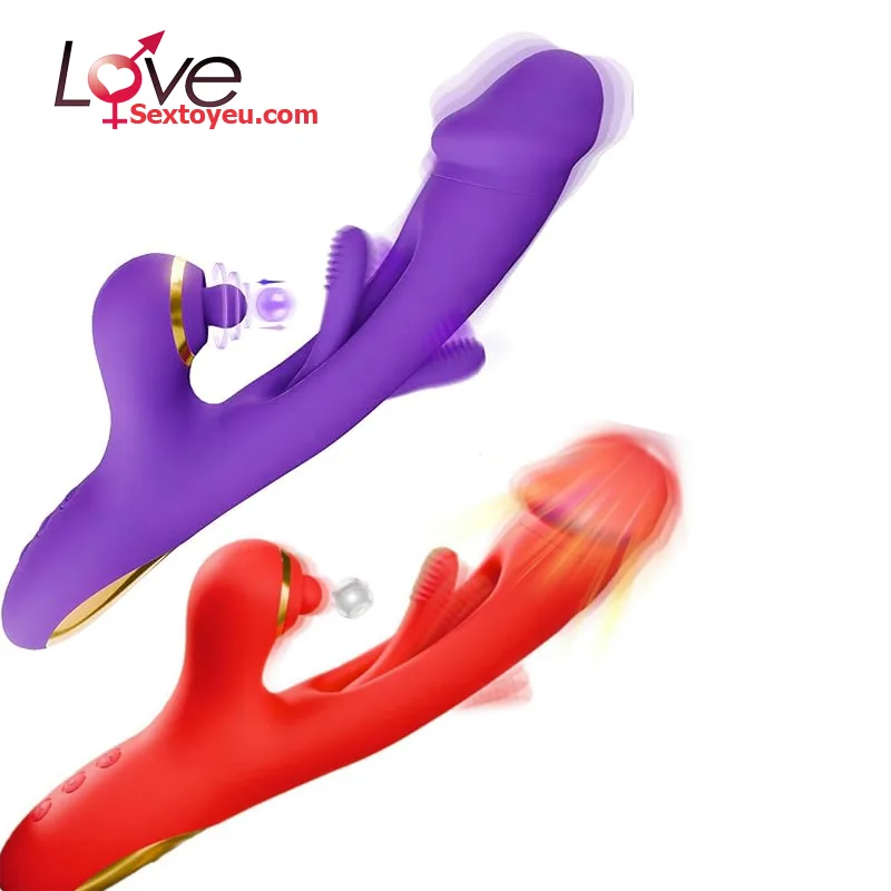 G-Spot Licking Tongue Vibrating Dildo 25cm Silicone — Don’t wait—add this amazing 3-in-1 vibrating dildo to your