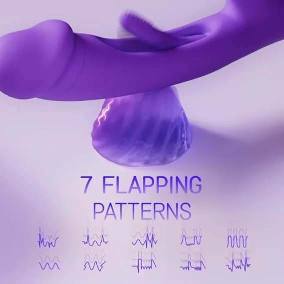 G-Spot Licking Tongue Vibrating Dildo 25cm Silicone — hình 12