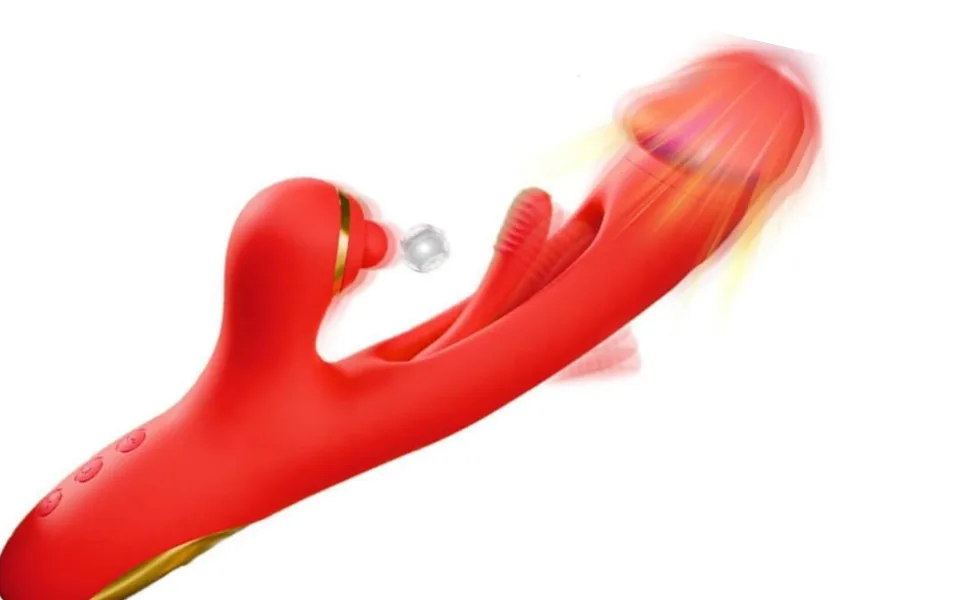 G-Spot Licking Tongue Vibrating Dildo 25cm Silicone — Ultimate Quality and Convenience