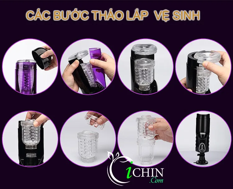 Easy Love L Automatic Rotating Sucking Male Masturbator — Easy to Clean and Recharge