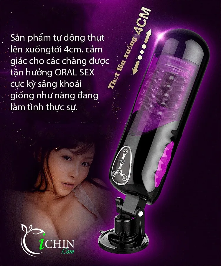 Easy Love L Automatic Rotating Sucking Male Masturbator — Versatile Wall-Mount Design