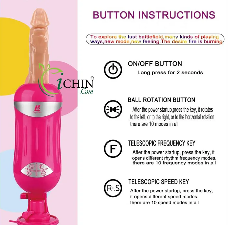 EasyLove HighTech Wall Mounted Thrusting Dildo with 10 Modes — Premium Materials and Perfect Dimensions for Maximum