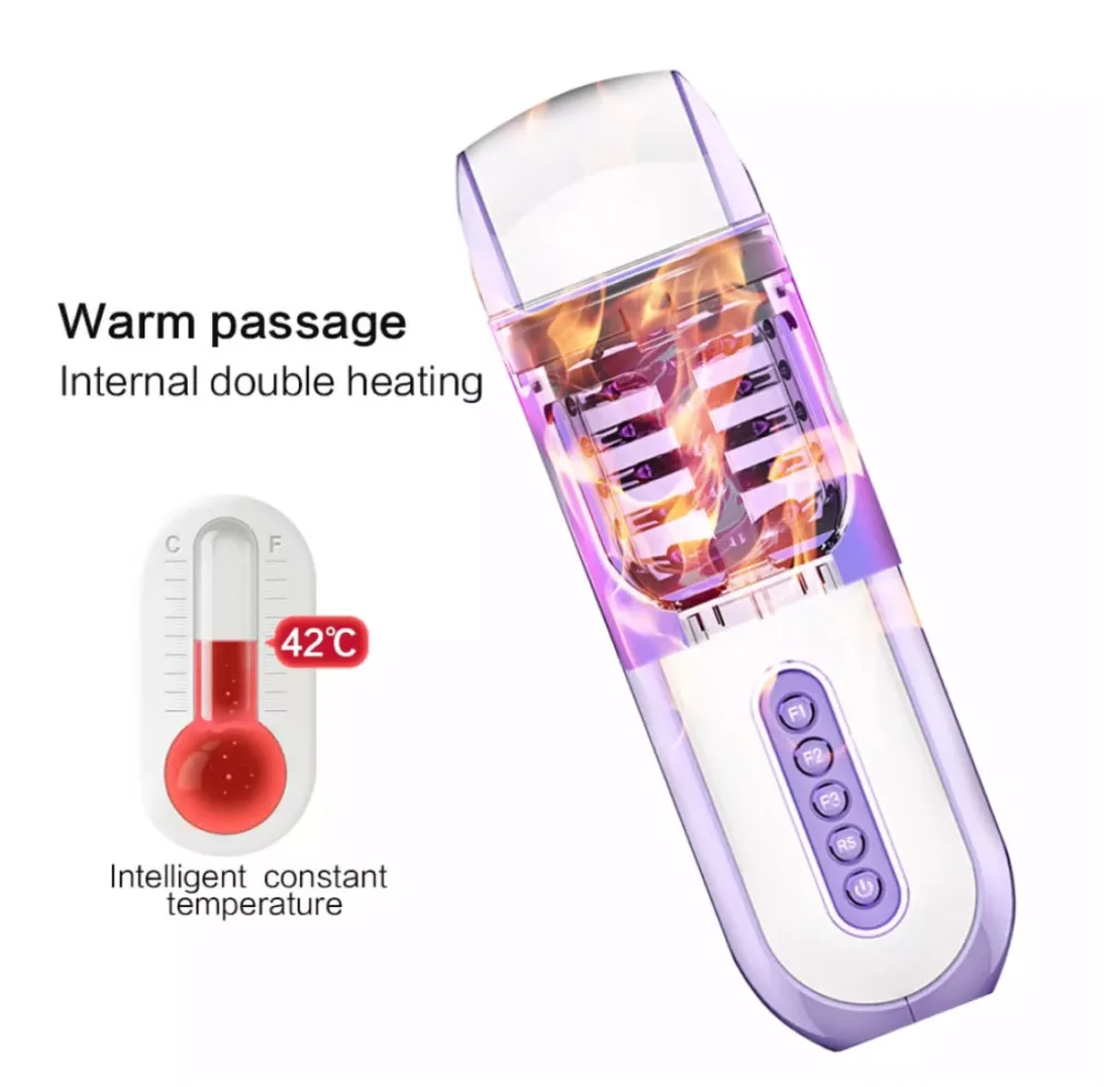 EasyLove Rotating Heated Remote Control Male Masturbator — Product Specifications