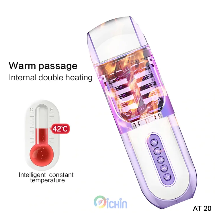 EasyLove Rotating Thrusting Heated Sound Sensor Masturbator — hình 5