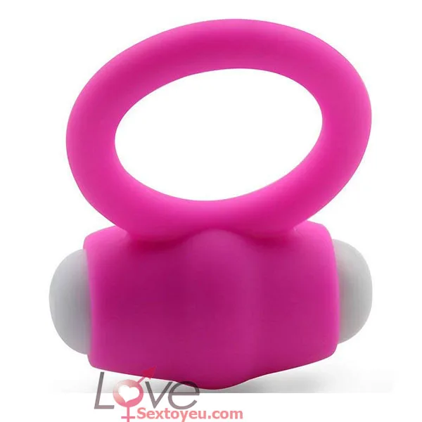 Double Rabbit Ears Vibrating Ring Couples Intimate Toy Pink — hình 7