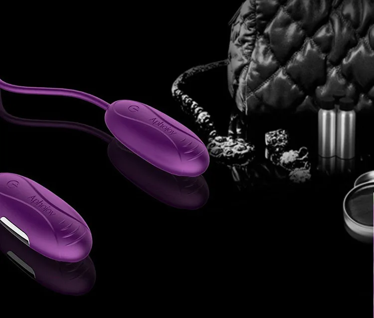 Double-Ended Remote Control Egg Vibrator Silicone — hình 4