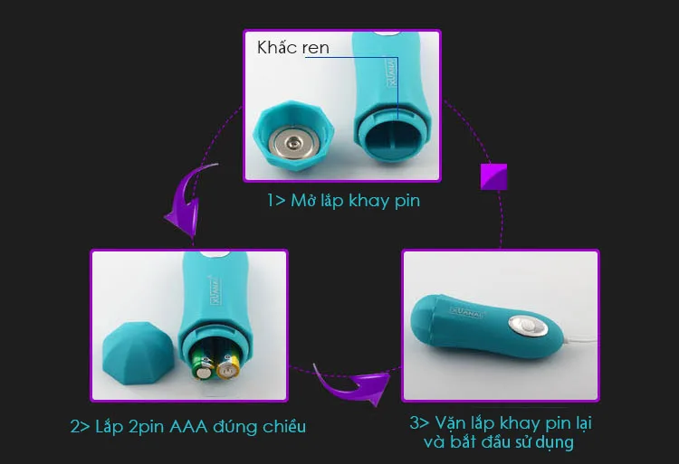 Xuanai Mini Vibrating Egg Silicone 10-Mode Body & Intimate — hình 4