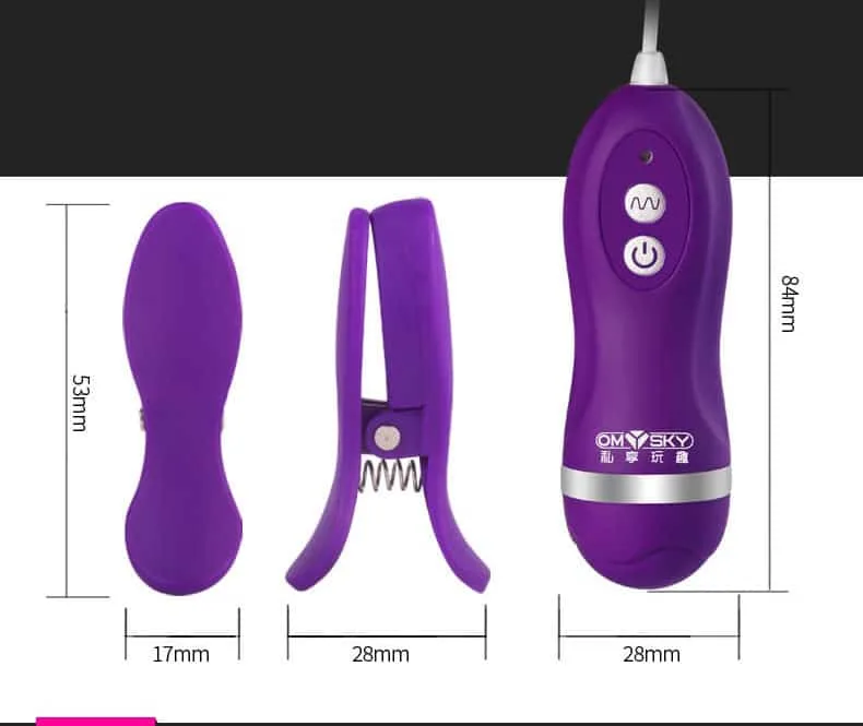 EG18C Clitoral Clamp Vibrator Powerful Pleasure for Women — hình 3