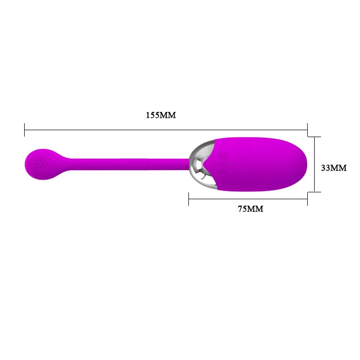 Love Brook 12-Speed Wireless Silicone G-Spot Egg Vibrator — hình 2