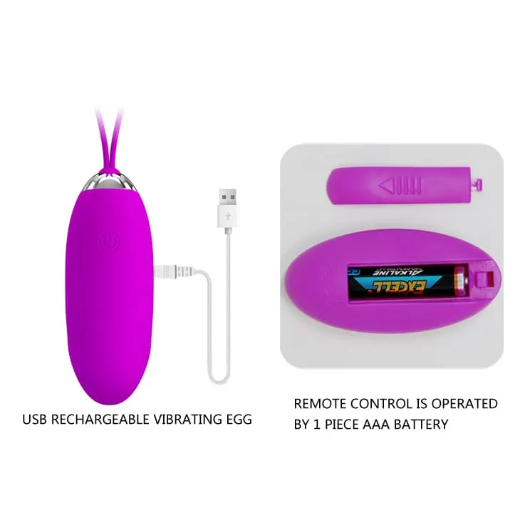 EG30D Wireless Remote Strong Vibration Egg for Women — Safety & Comfort You Can Trust
