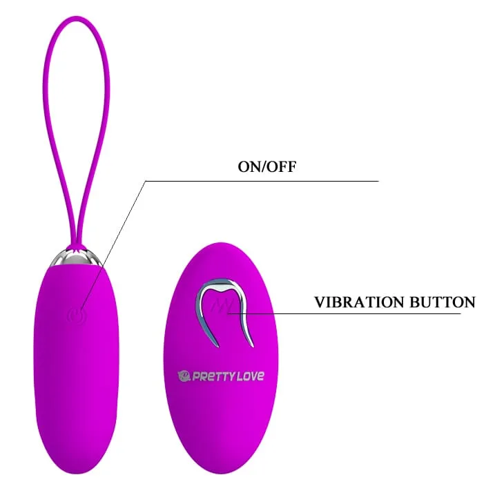 EG30D Wireless Remote Strong Vibration Egg for Women — hình 3