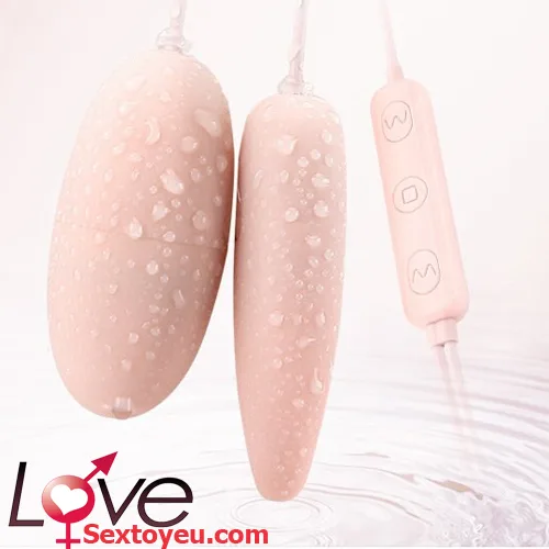 Akani Mini USB Rechargeable Double Vibrator Couples — hình 2