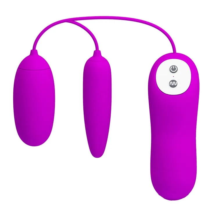 EG31A Dual-Ended Wire Remote Love Egg - Powerful Multiple — Enhanced Design For Dual Pleasure