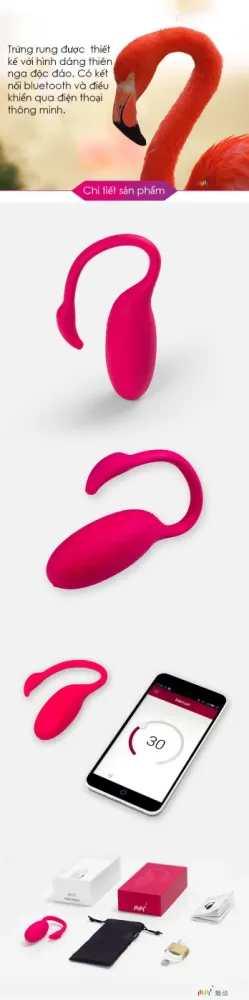 Wireless Bluetooth G-Spot Silicone Egg Massager — hình 4