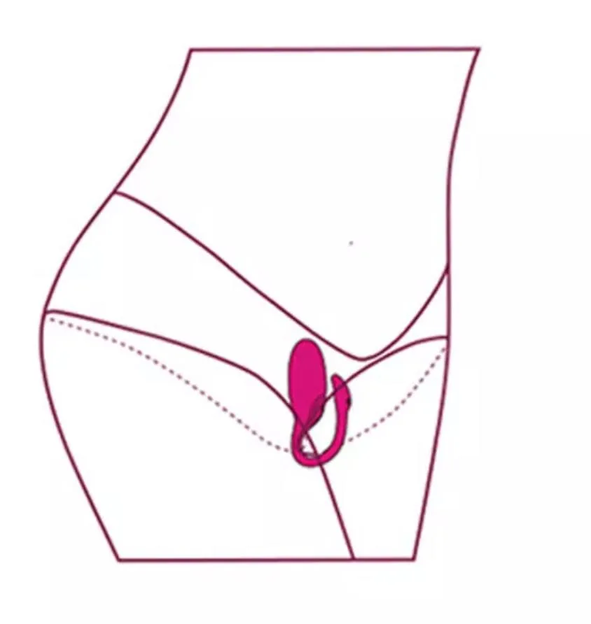 EG34 Phone-Controlled G-Spot Vibrator Unique Couple Toy — Smart Control with Magic Motion App