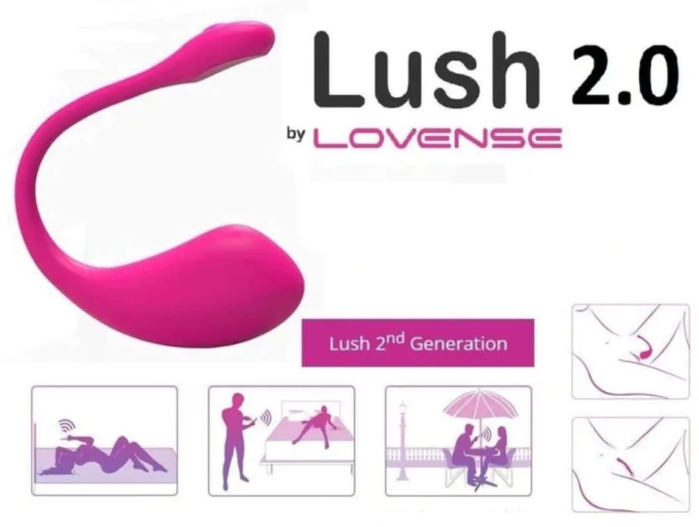 EG34A Lush 2 Sound Activated Remote Vibrating Love Egg — Enhanced Features for Effortless Control & Longevity
