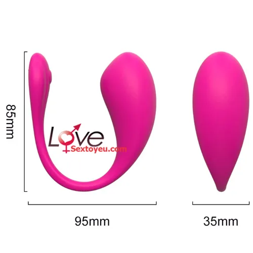 Lushy Super Strong App-Controlled Vibrating Egg 12 Rhythm — hình 3