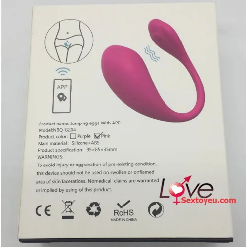 Lushy Super Strong App-Controlled Vibrating Egg 12 Rhythm — hình 5
