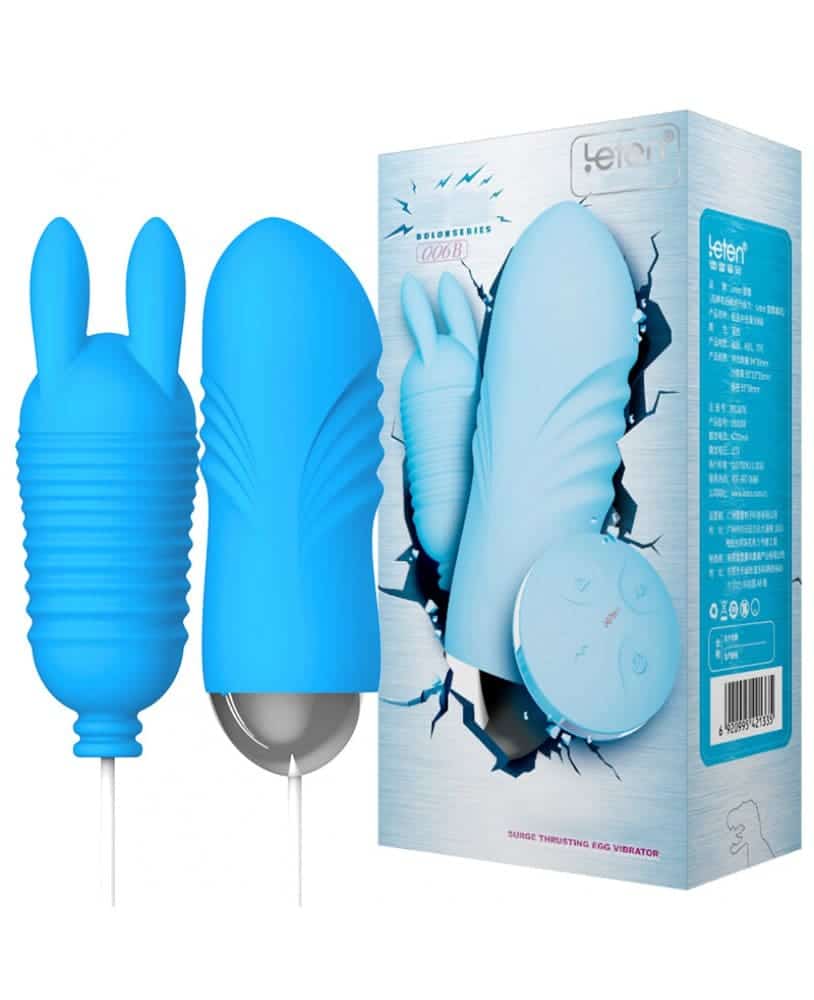EG35C Dual Stimulation Vibrating Egg Silicone Clitoral — Perfect for Solo Play & Couples