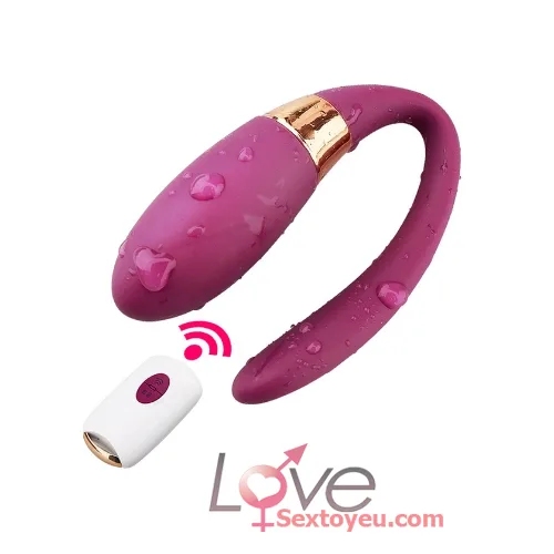 Remote-Controlled C-Shaped G-Spot Vibrator LED Couples Sex — Superior Quality & Comfort