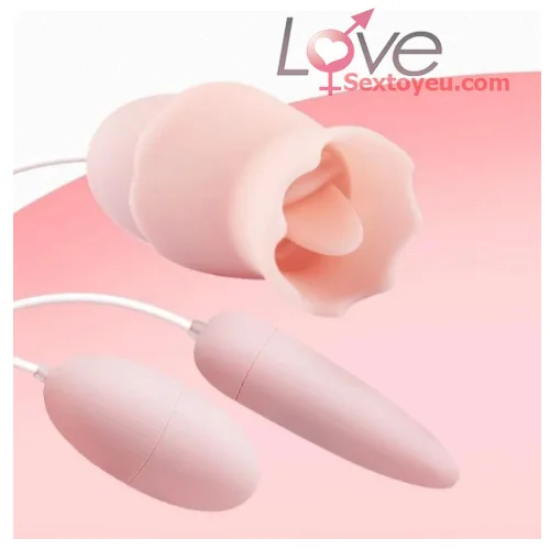 Akali Triple-Head USB Vibrator Tongue Massage Toy — hình 2