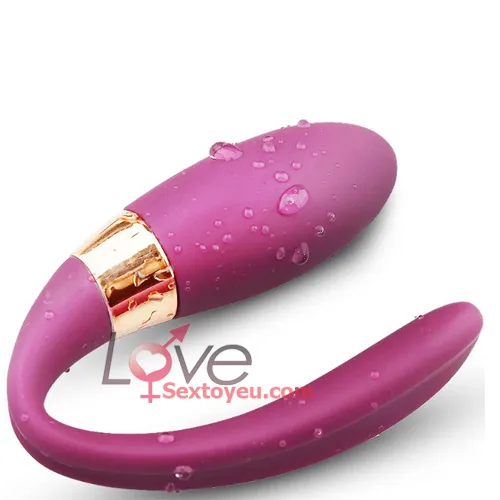 Remote-Controlled C-Shaped G-Spot Vibrator LED Couples Sex — hình 5