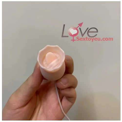 Akali Triple-Head USB Vibrator Tongue Massage Toy — hình 4