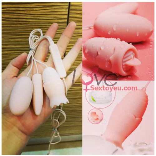 Akali Triple-Head USB Vibrator Tongue Massage Toy — hình 5