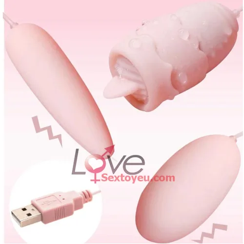 Akali Triple-Head USB Vibrator Tongue Massage Toy — hình 7